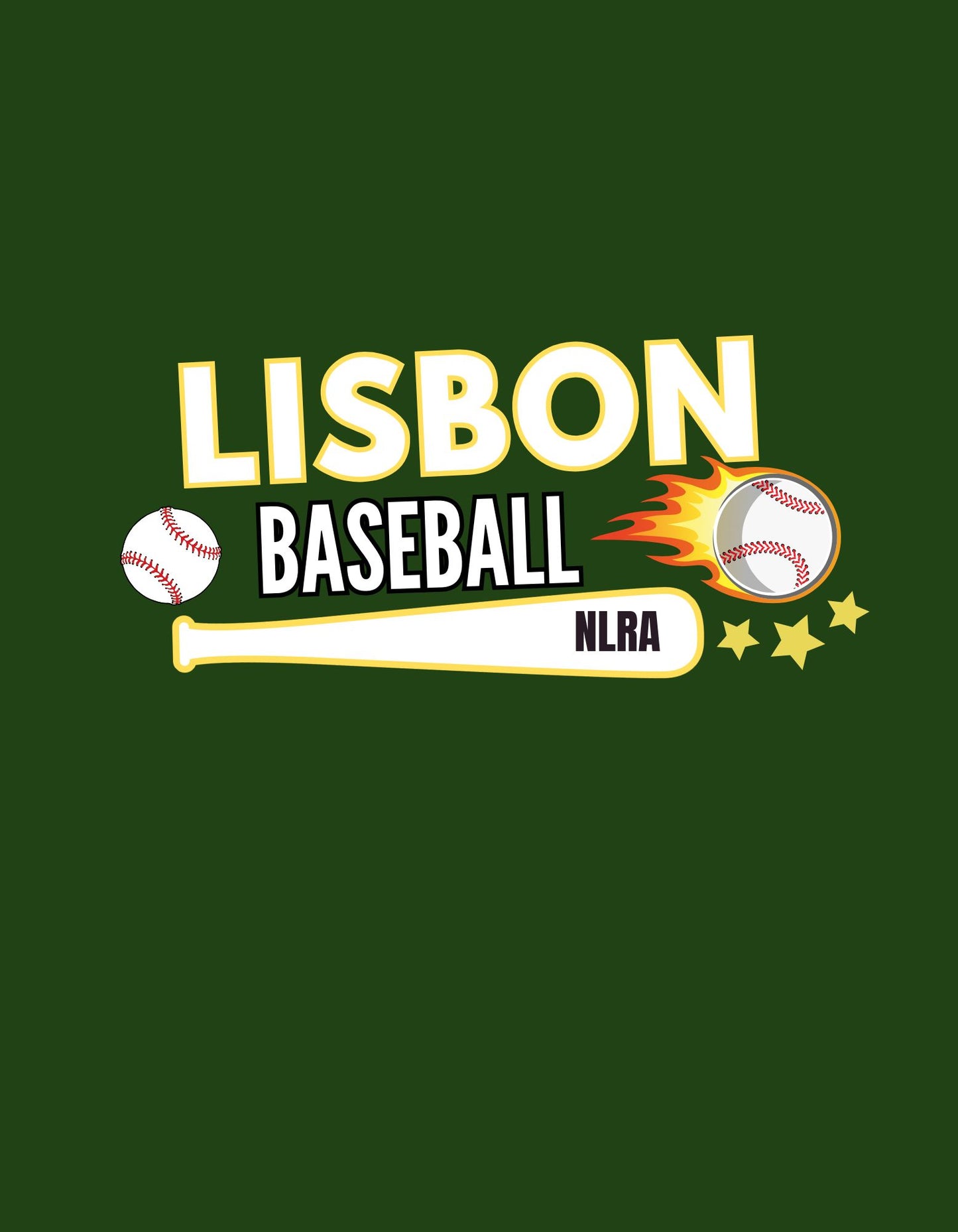 ADULT Lisbon baseball tshirt