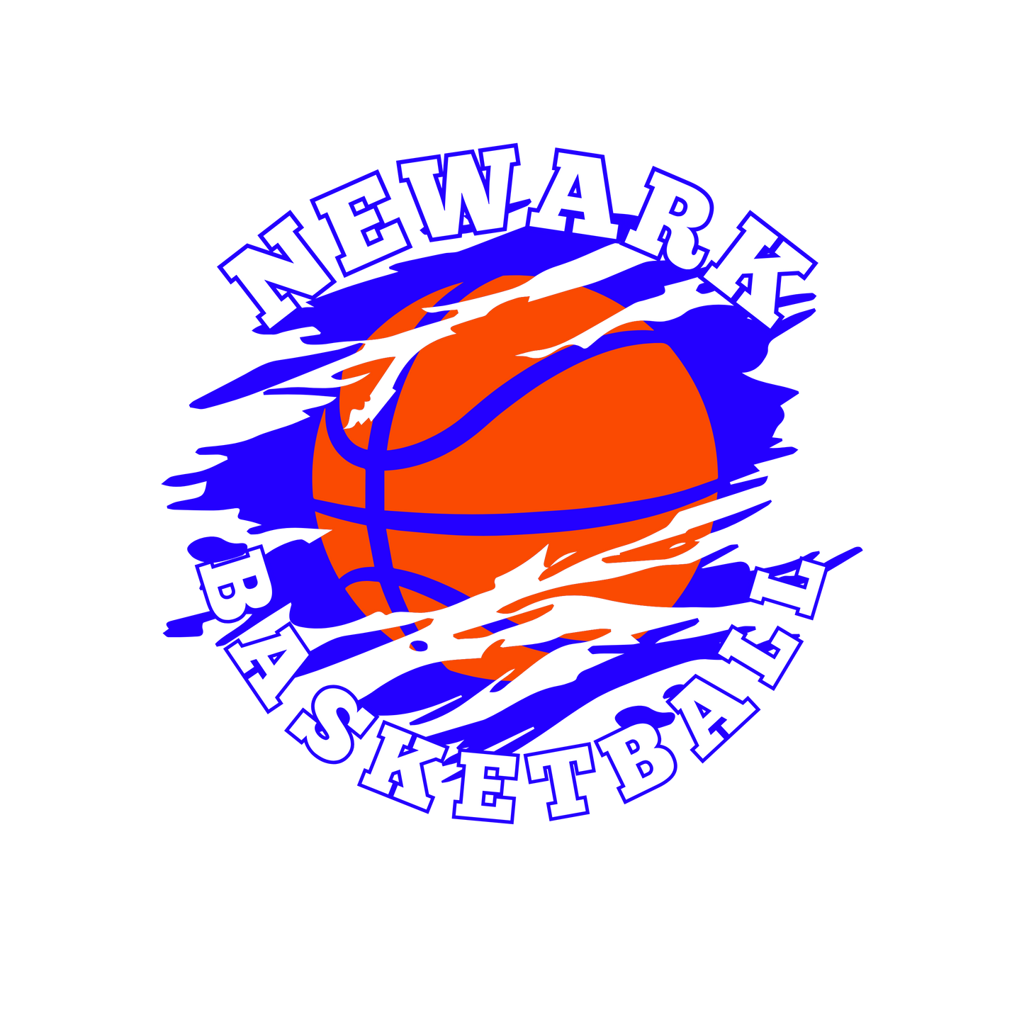 Grey Tshirt Newark basketball