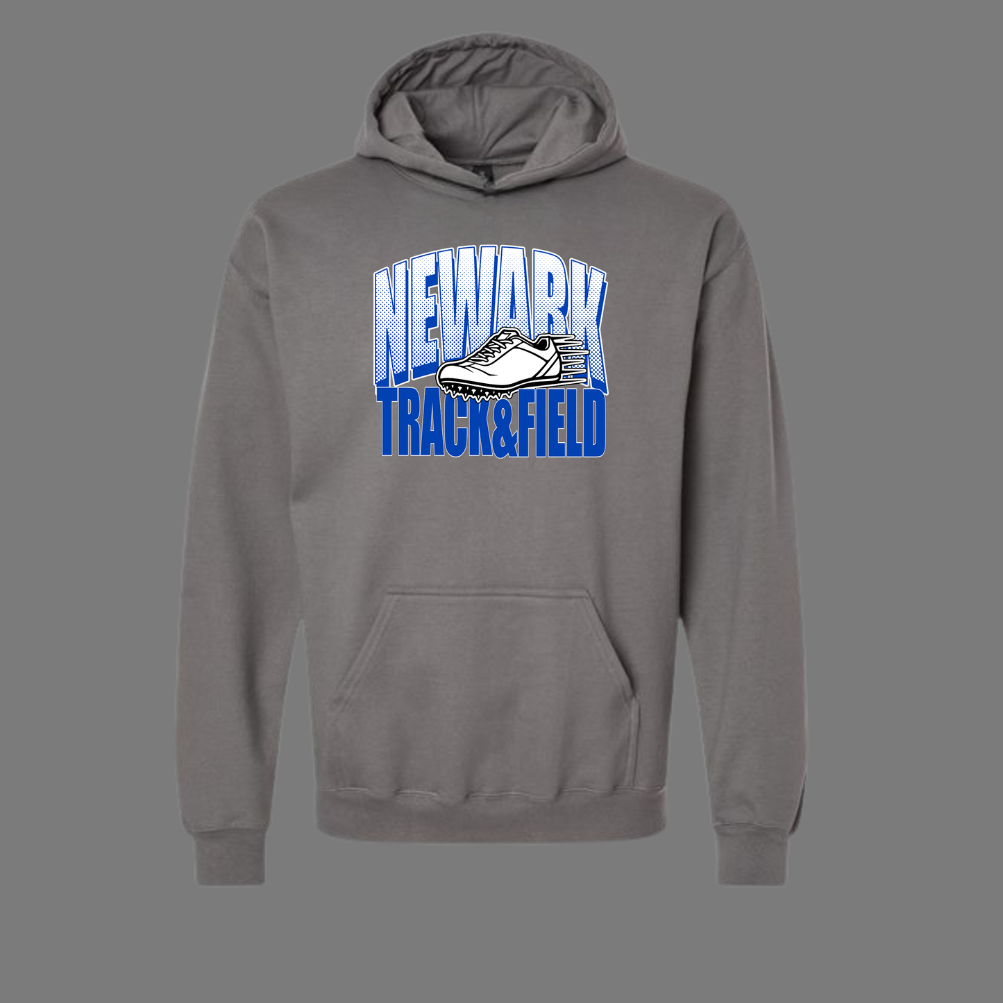 newark track and field shoe hoodie youth and adult sizing