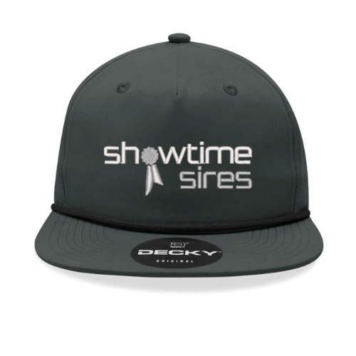 decky flat bill rope hat