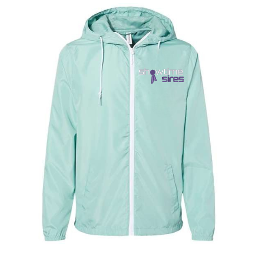 Lightweight Windbreaker Full-Zip Jacket