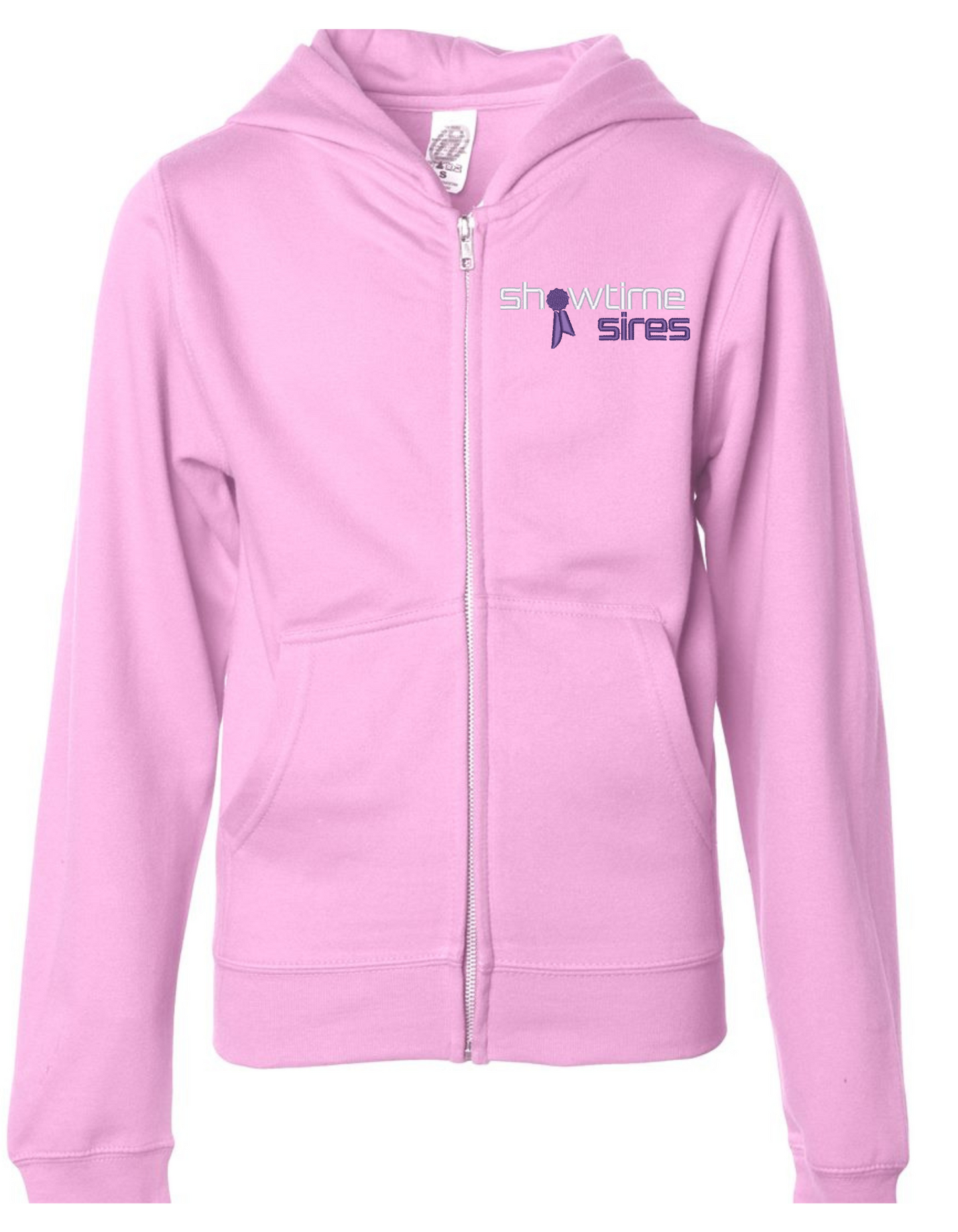 Youth Midweight Full-Zip Hooded Sweatshirt