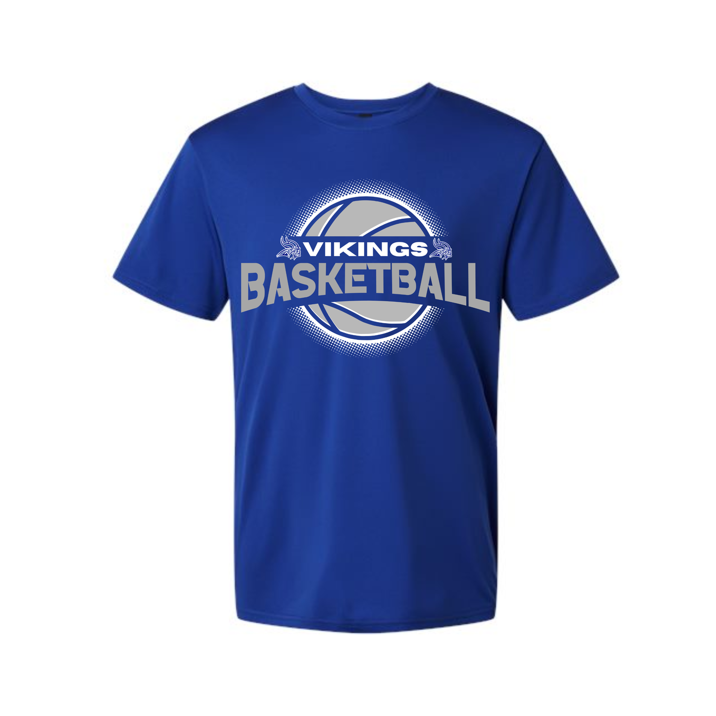 performance t shirt Newark Vikings circle