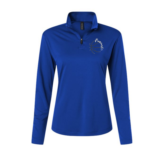 quarter zip with Newark heart women's and youth