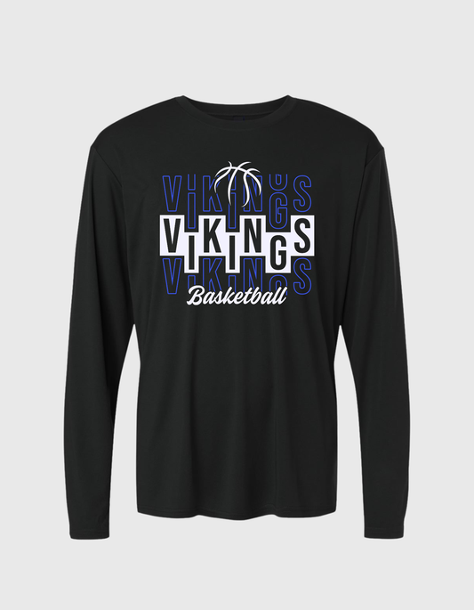 long sleeve dri fit blocks basketball youth and adult