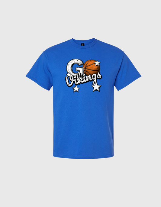 short sleeve gildan go vikings youth and adult