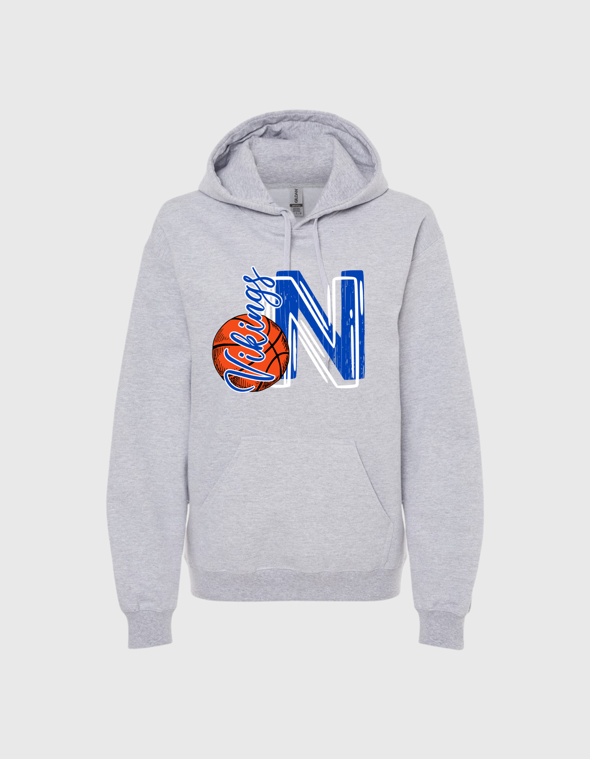 N basketball vikings hoodie adult and youth