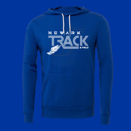 retro newark track and field BELLA CANVAS hoodie
