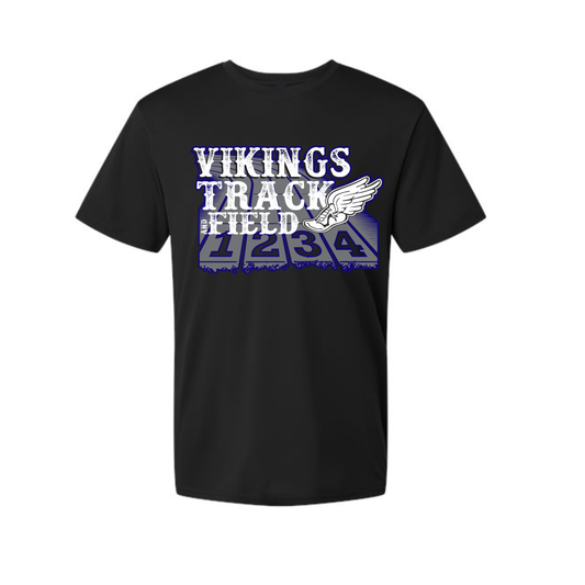 newark vikings track and field start t shirt youth and adult