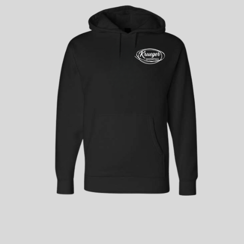 Hoodie With Circle Logo LC Only Unisex Softstyle® Midweight Hooded Sweatshirt