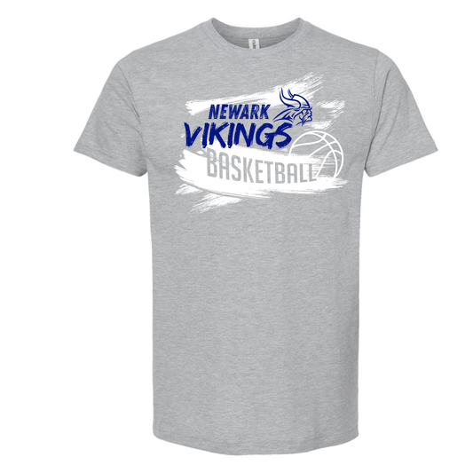 t shirt with Newark Vikings sweep style