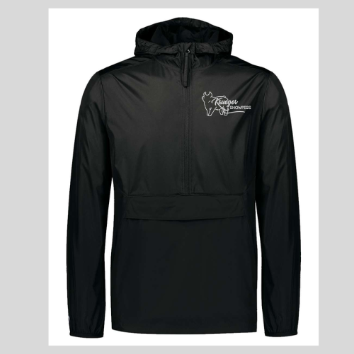 Packable Quarter-Zip Jacket-stitched logo