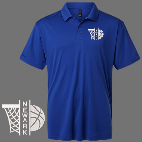 Men's Pro-Lock Performance Polo basketball logo #2