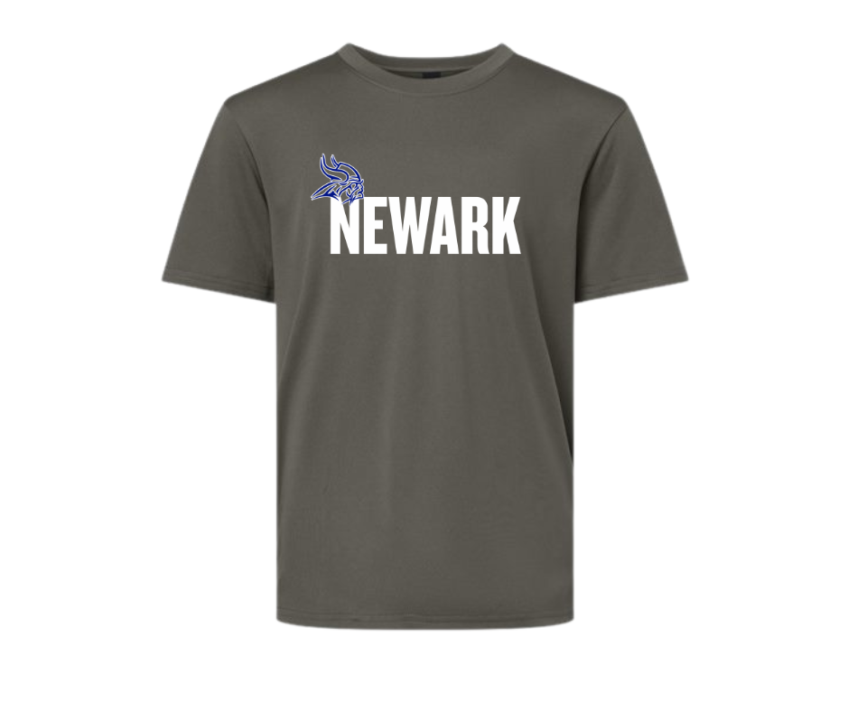 charcoal newark YOUTH performance t shirt