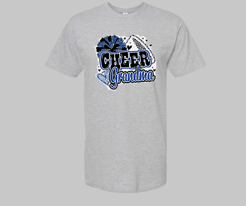 grandma cheer t shirt grey LIMTED QUANTITY